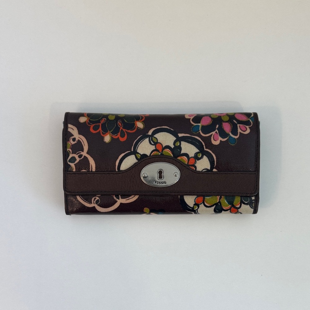 Fossil Floral Wallet